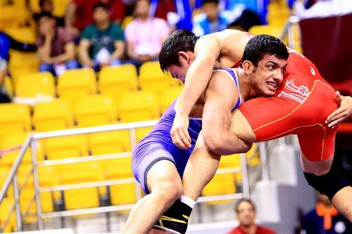 Iranian Freestylers Capture Asian Wrestling Team Title